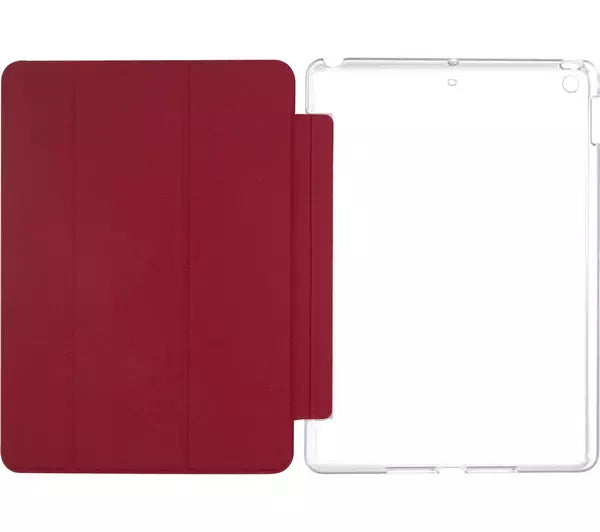 Xqisit Apple iPad Mini 5 7.9 (2019); Apple iPad Mini 4 7.9 (2015) Cases  iPad Air/Air2/Pro 9.7  Flip Case Soft Touch Faux Leather Black or Red