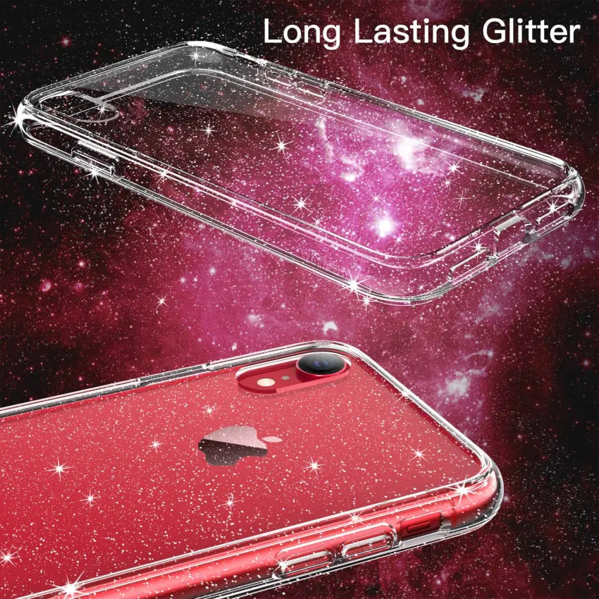 JETech Glitter Case for iPhone 12 Pro Max 6.7-Inch Bling Sparkle Bumper  Cover