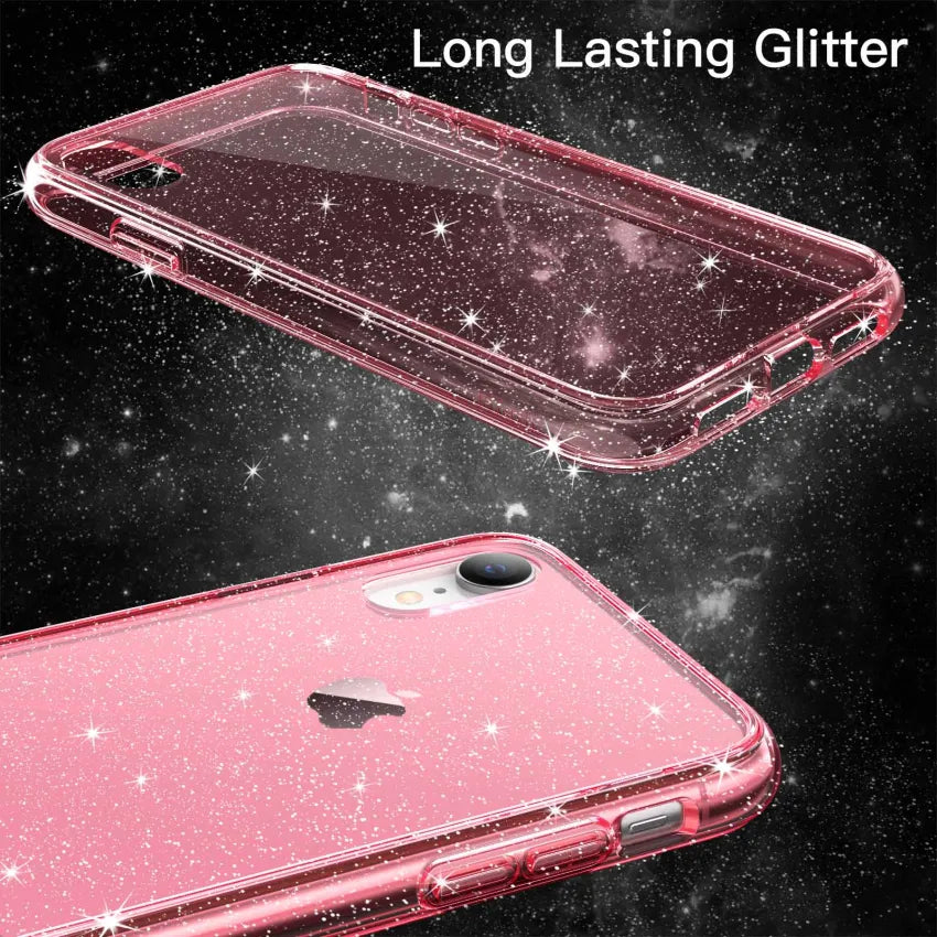JETech Glitter Case for iPhone 12 Pro Max 6.7-Inch Bling Sparkle Bumper  Cover 