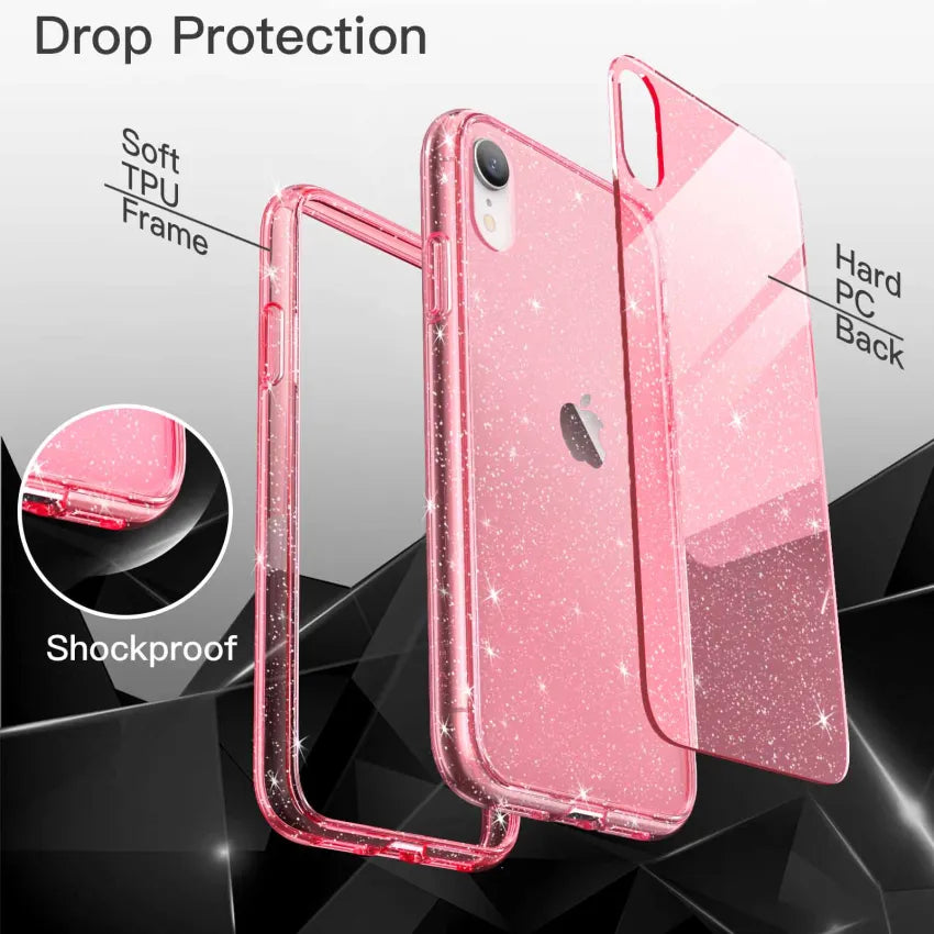 JETech Case Compatible with iPhone 13 Pro 6.1-Inch, Shockproof Phone Bumper Cover, Anti-Scratch Clear Back (HD Clear)