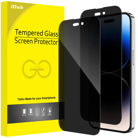 JETech Full Coverage Screen Protector for iPhone 14 Pro 6.1-Inch & 14 Pro Max 6.7-Inch. Tempered Glass Film, HD Clear, Various Styles