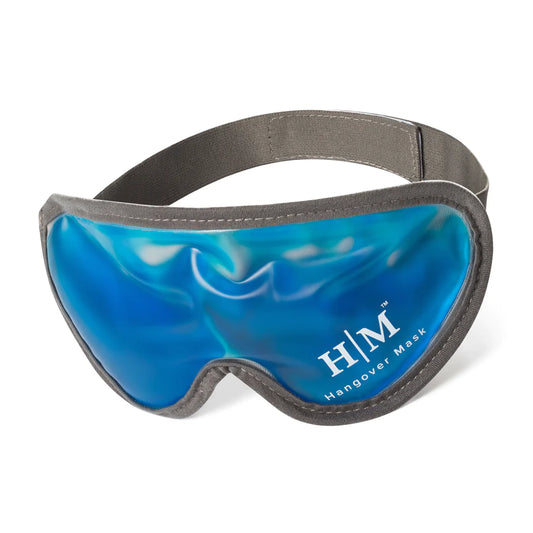 Cooling Eye Mask -Halos HM Hangover Mask- Our Reversible Ice Eye Mask Soothes Puffy Eyes and Dark Circles - Our Cold Eye Mask