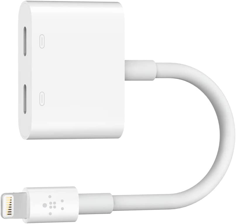 Belkin Lightning Audio + Charge Rockstar (iPhone Lightning Audio Adapter/iPhone Charging Adapter for iPhone