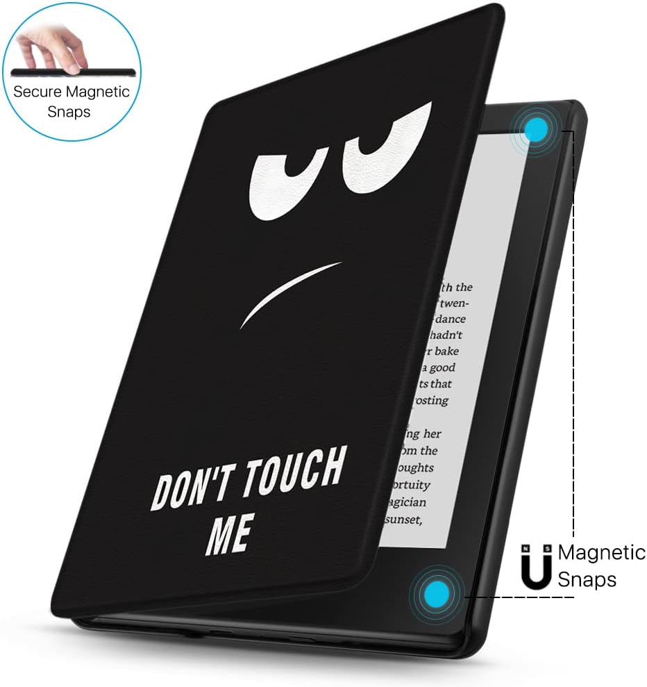 Case for Kindle 10th Generation - Slim & Light Smart Cover Case with Auto Sleep & Wake for Amazon Kindle E-reader 6" Display, 10th Generation 2019 Release (Don't Touch) TNP