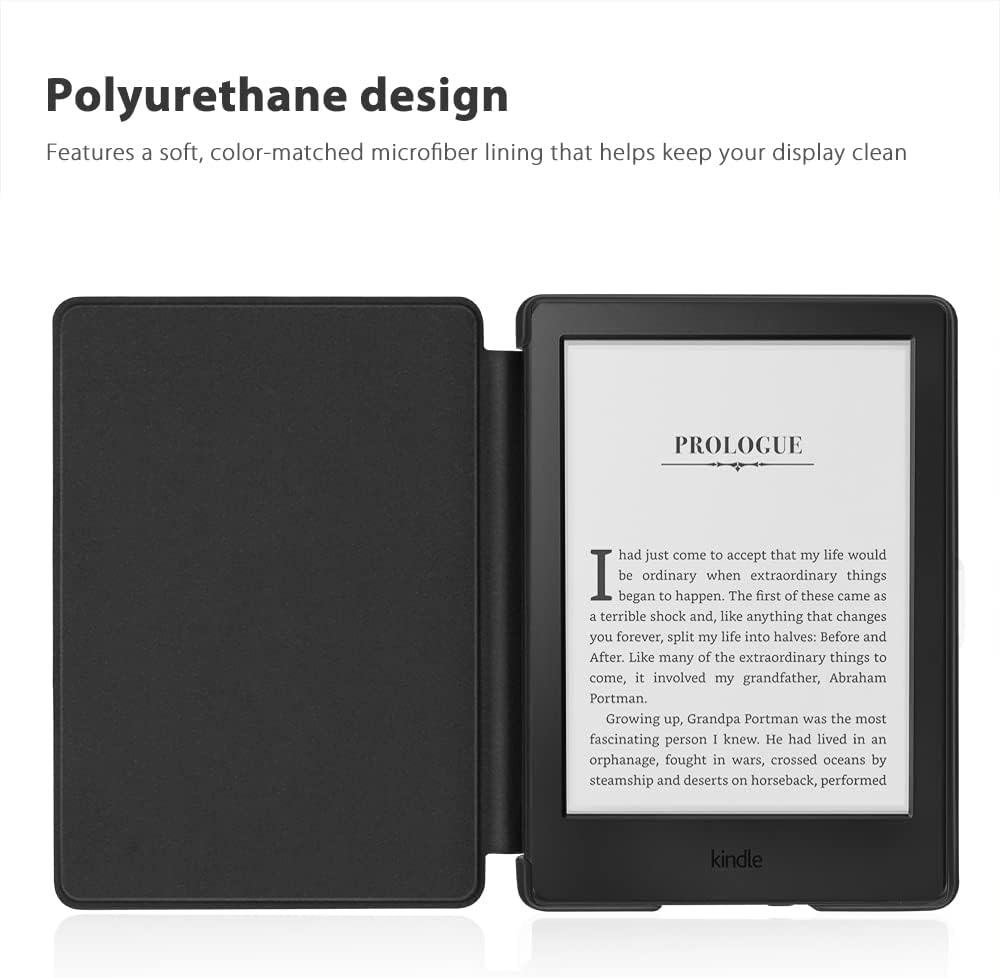 Case for Kindle 10th Generation - Slim & Light Smart Cover Case with Auto Sleep & Wake for Amazon Kindle E-reader 6" Display, 10th Generation 2019 Release (Don't Touch) TNP