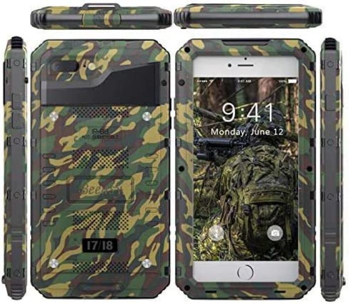 Beeasy Case for iPhone 8/7/SE 2022/SE 2020 Shockproof Waterproof Built-in Screen Protector, Cover Strong Tough Heavy Duty Armour Military Protective