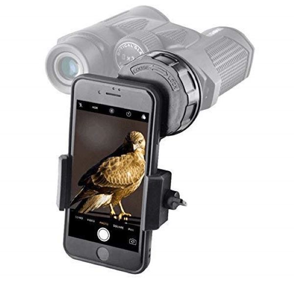 Phone Adapter Pro for Binoculars. Monoculars, Spotting Scopes, Astronomical Telescopes & Microscopes. Use It With Any Smartphone - Ideal for Capturing Your Adventures