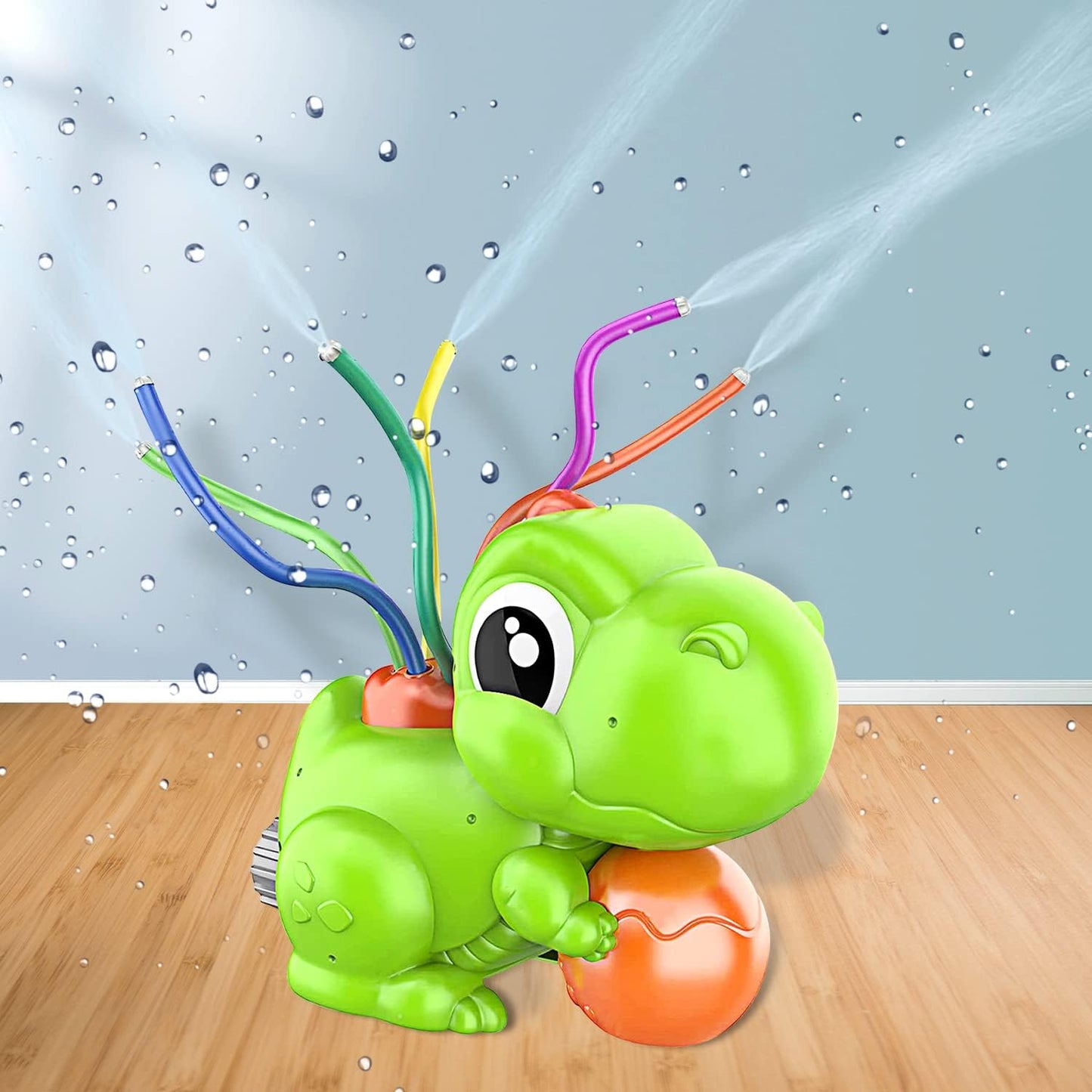 Water Spray Sprinkler Dinosaur for Kids, Outdoor Garden Toys for Kids, Water Sprinkler for Kids, Water Toys for Water Play, Spinning Sprinkler for Garden Yard Lawn Water Spray Summer Toys for Kids