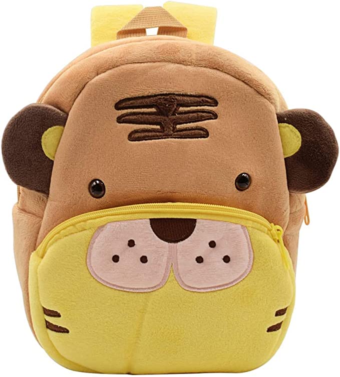 Cute Animal Cartoon Backpack School Bag ZSWQ-Backpack Plush Animal for Toddler Children Boys Girls, 1-5 Years Old, for Kids, Children, Unisex (Tiger)