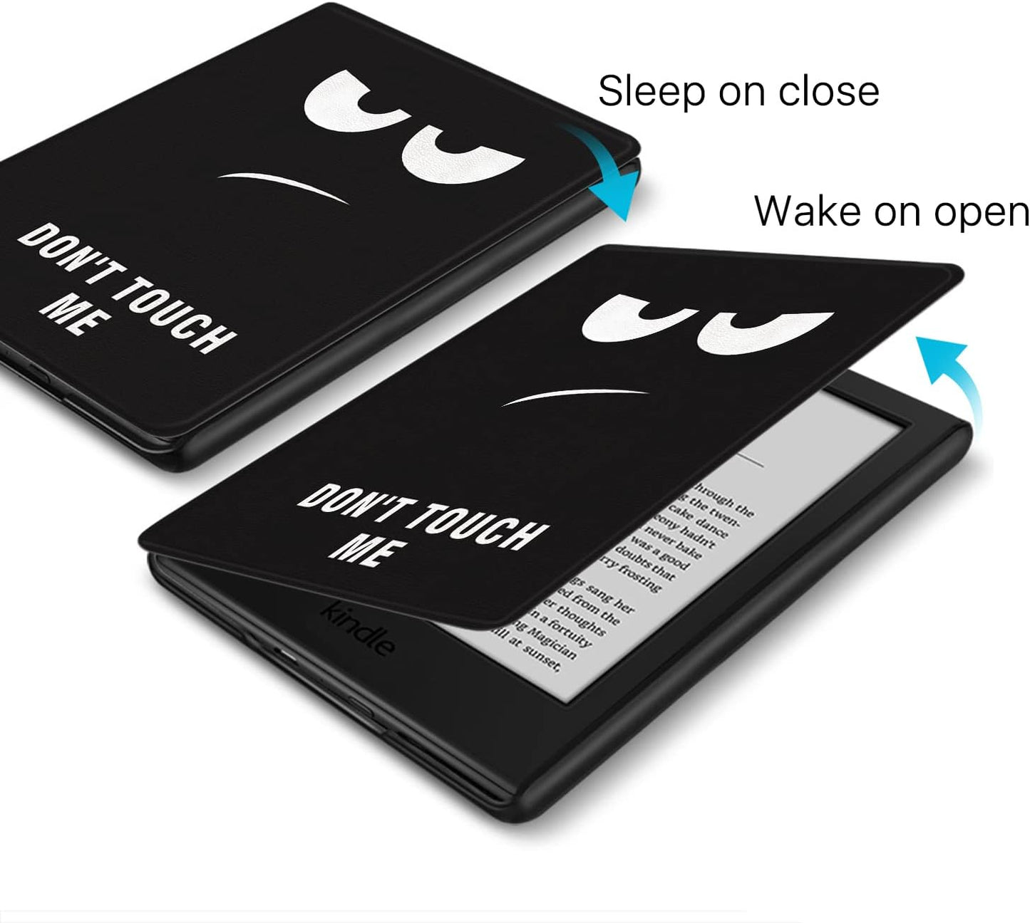 Case for Kindle 10th Generation - Slim & Light Smart Cover Case with Auto Sleep & Wake for Amazon Kindle E-reader 6" Display, 10th Generation 2019 Release (Don't Touch) TNP