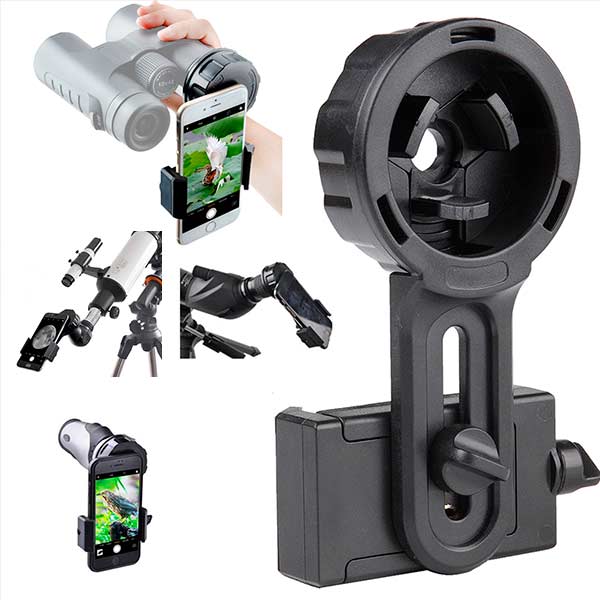 Phone Adapter Pro for Binoculars. Monoculars, Spotting Scopes, Astronomical Telescopes & Microscopes. Use It With Any Smartphone - Ideal for Capturing Your Adventures