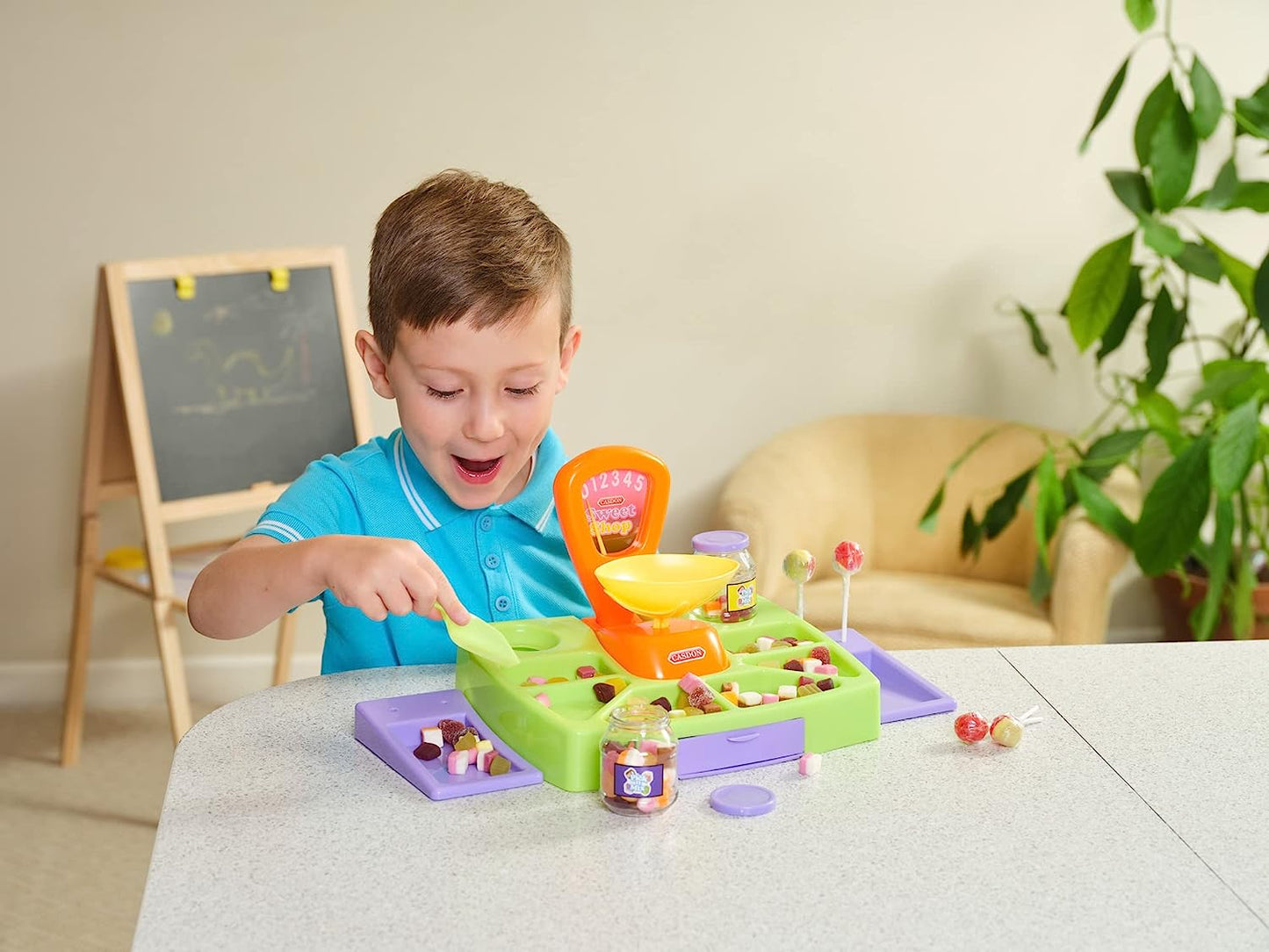 Casdon Pick & Mix Sweet Shop | Toy Sweet Shop Display For Children Aged 3+ | Includes Real Sweet Treats!