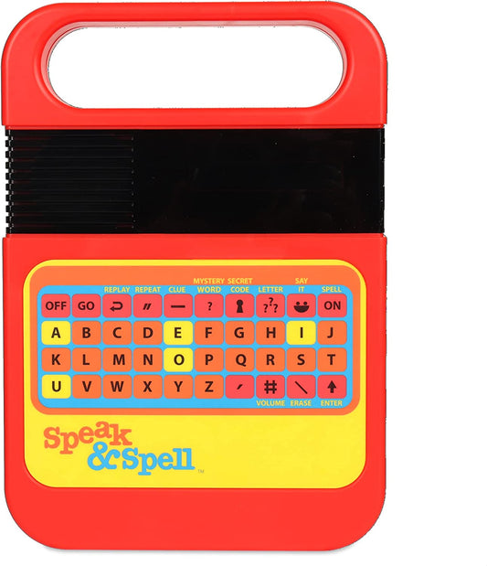 Speak & Spell Electronic Game Classic Retro Interactive Toy Educational Learning System For Boys & Girls Aged 4 Years and Up Brand: Basic Fun Basic Fun! 09624