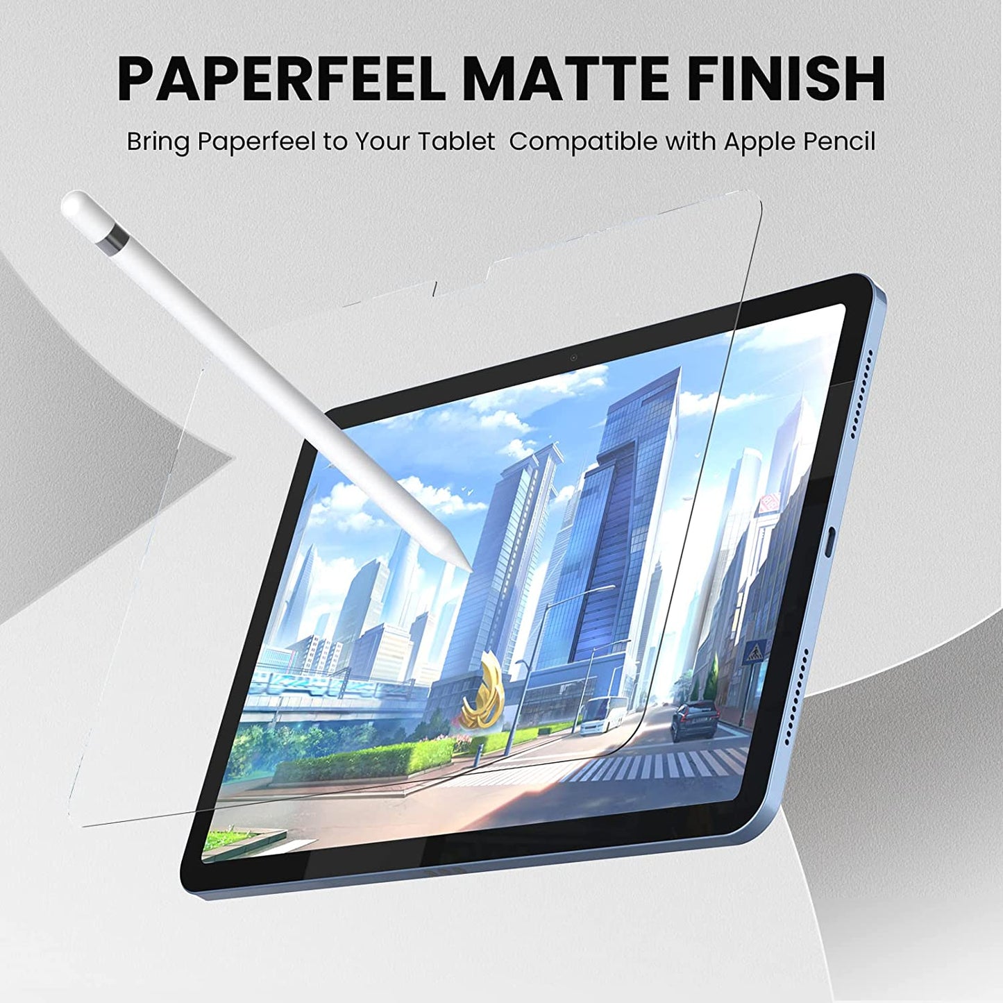 PAPERFEEL [2 Pack] Screen Protector for iPad 10th Generation (2022 Model, 10.9 Inch), Matte PET Paper Screen Protector for Drawing, Writing - Anti-Glare/Anti-Fingerprint