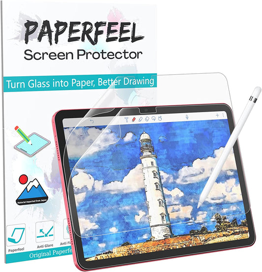 PAPERFEEL [2 Pack] Screen Protector for iPad 10th Generation (2022 Model, 10.9 Inch), Matte PET Paper Screen Protector for Drawing, Writing - Anti-Glare/Anti-Fingerprint