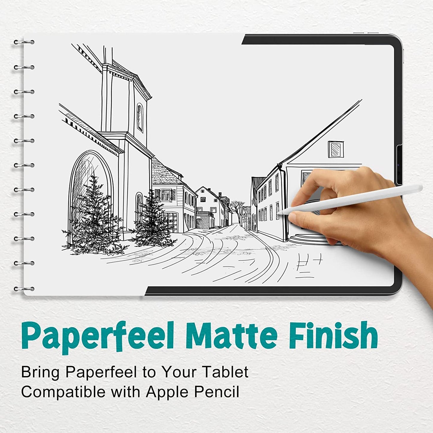 PAPERFEEL [2 Pack] Screen Protector for iPad Pro 11 Inch All Models, iPad Air 5/4 2022/2020 (5th/4th Generation 10.9 inch), Matte PET Paper Film for Drawing, Writing - Anti Glare, Anti Fingerprint