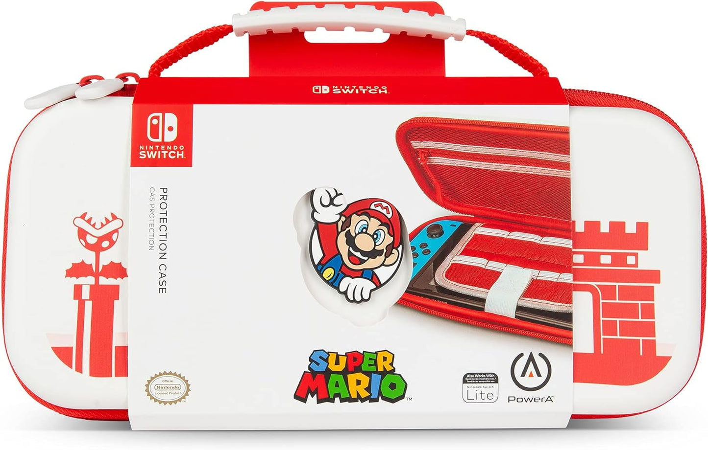 PowerA Protection Case for Nintendo Switch - OLED Model, Nintendo Switch or Nintendo Switch Lite - Mario Pop