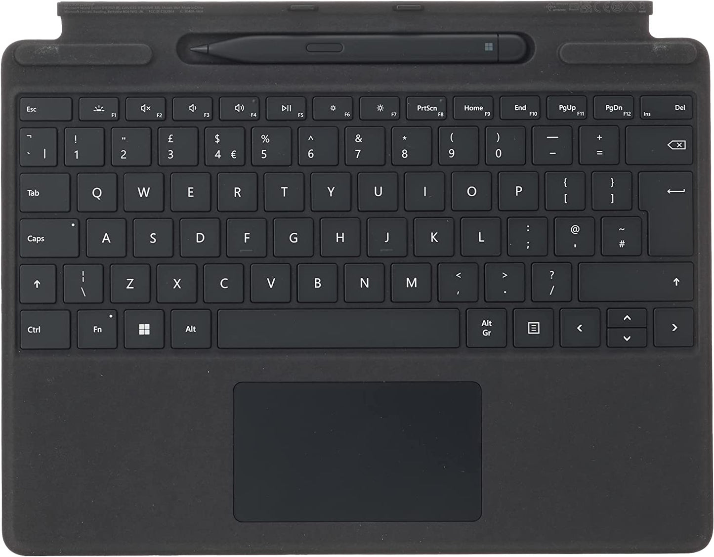 Microsoft Surface Pro 9, 8 or X - Signature Type cover - Black