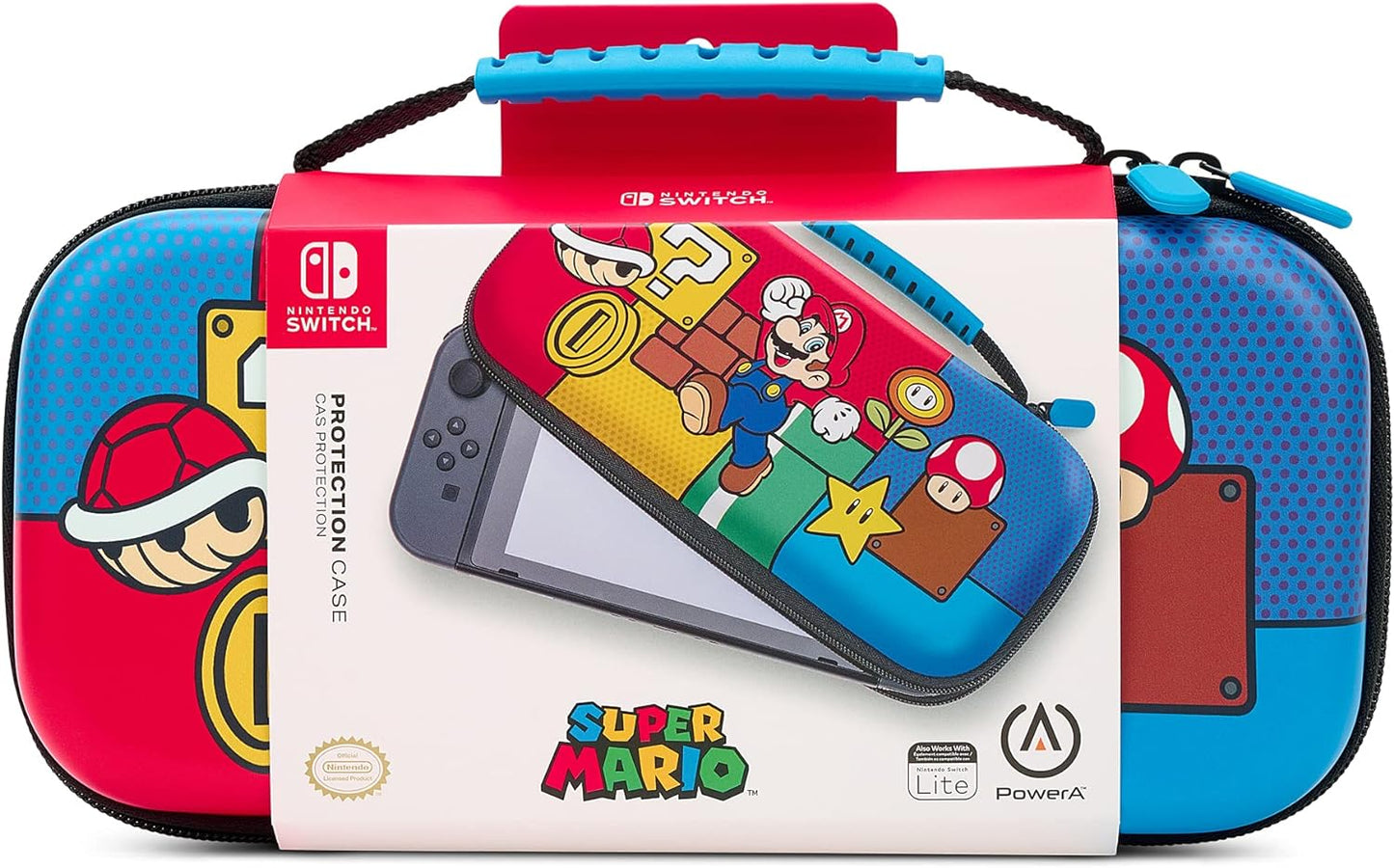 PowerA Protection Case for Nintendo Switch - OLED Model, Nintendo Switch or Nintendo Switch Lite - Mario Pop