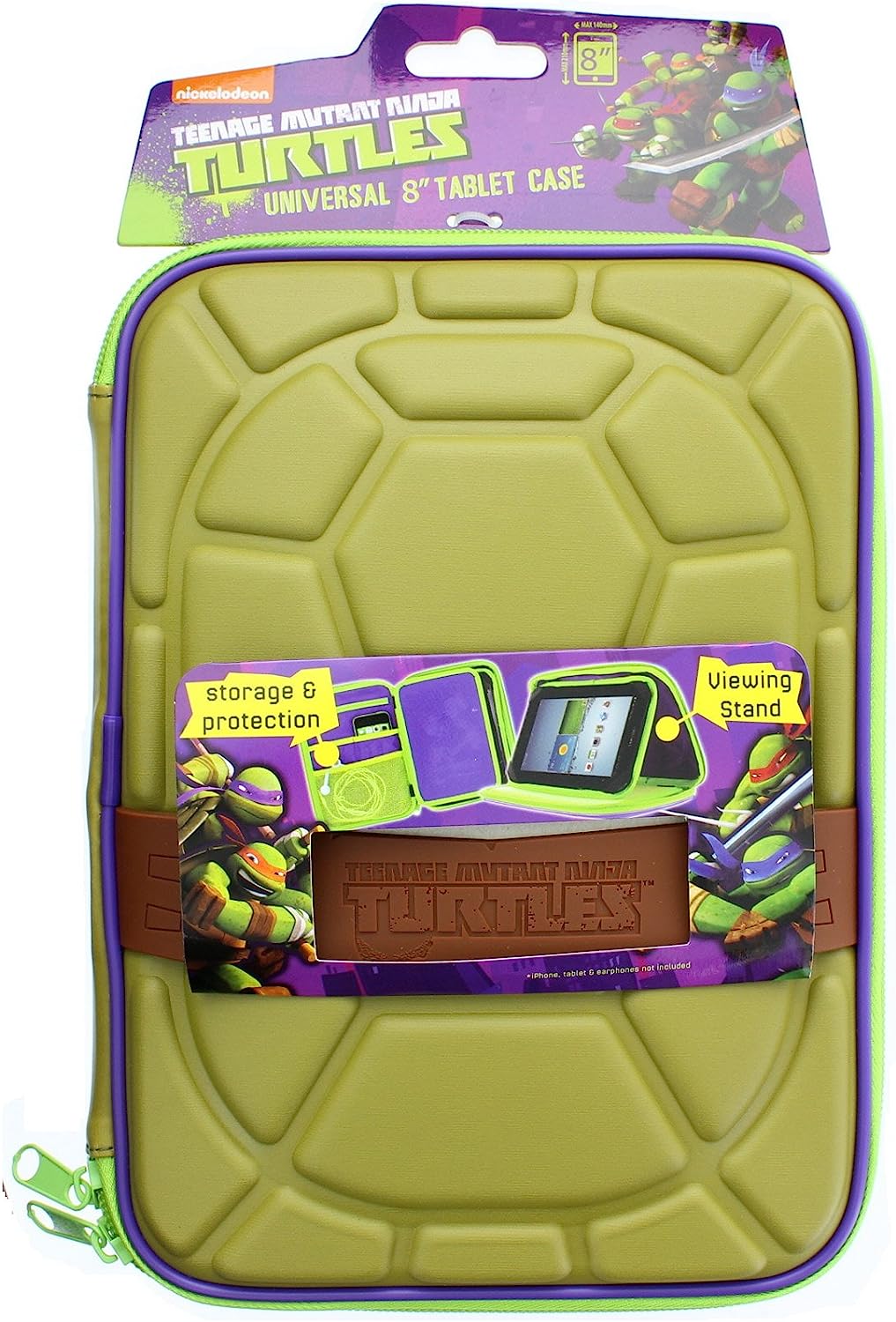 Teenage Mutant Ninja Turtles Tab 8 Shell – Universal Case for Tablet 8 Inch Turtle Hard Shell Case iPad Mini Lazerbui