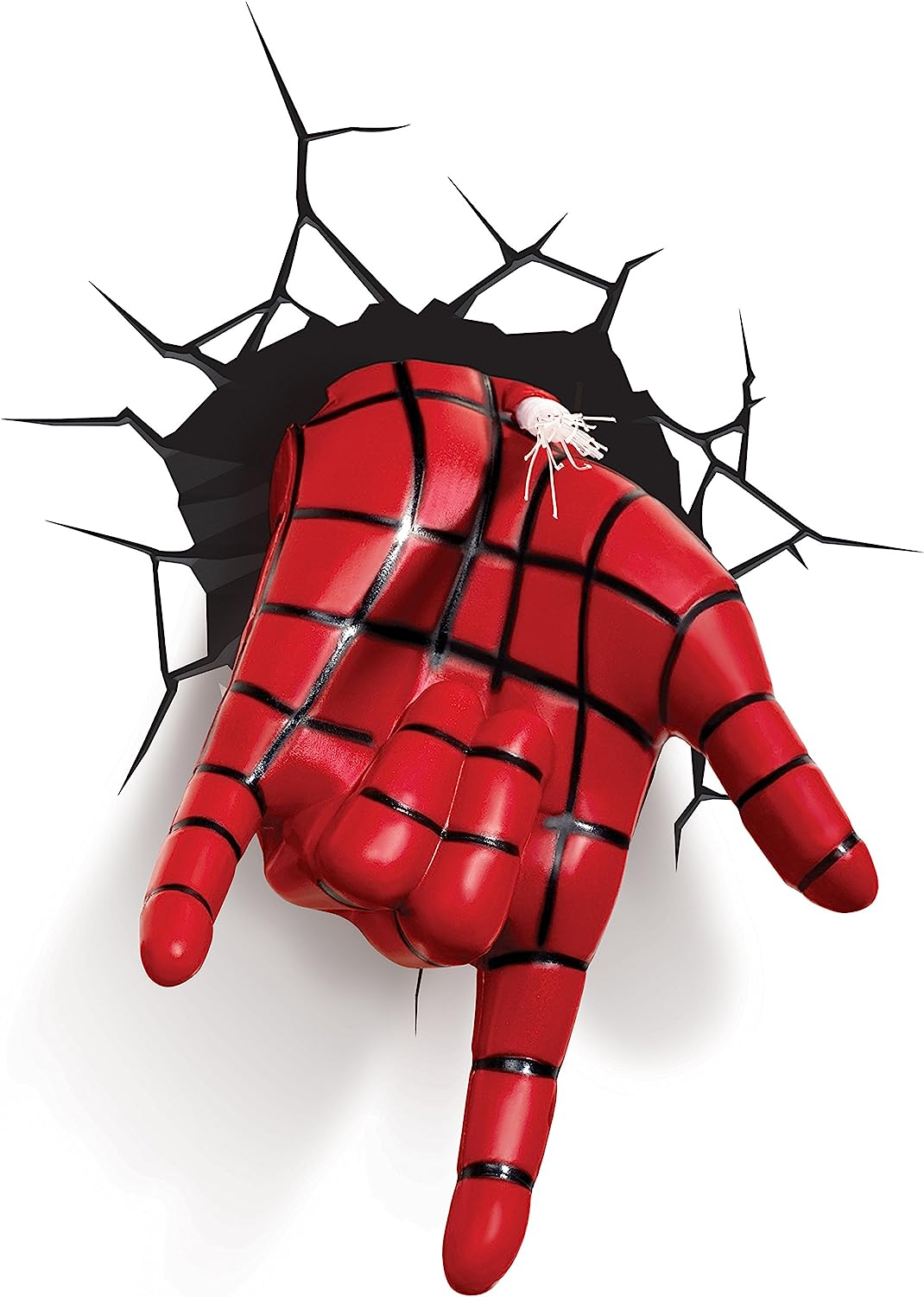 Marvel Spiderman Hand 3D Wall Light, Plastic