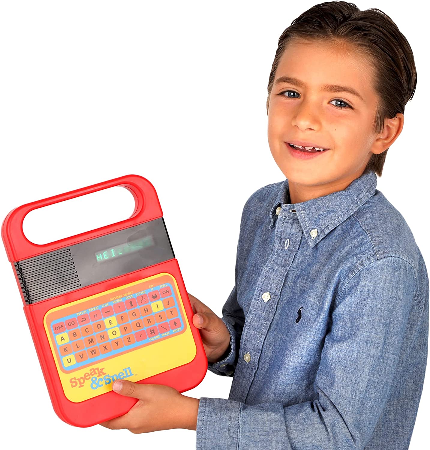 Speak & Spell Electronic Game Classic Retro Interactive Toy Educational Learning System For Boys & Girls Aged 4 Years and Up Brand: Basic Fun Basic Fun! 09624