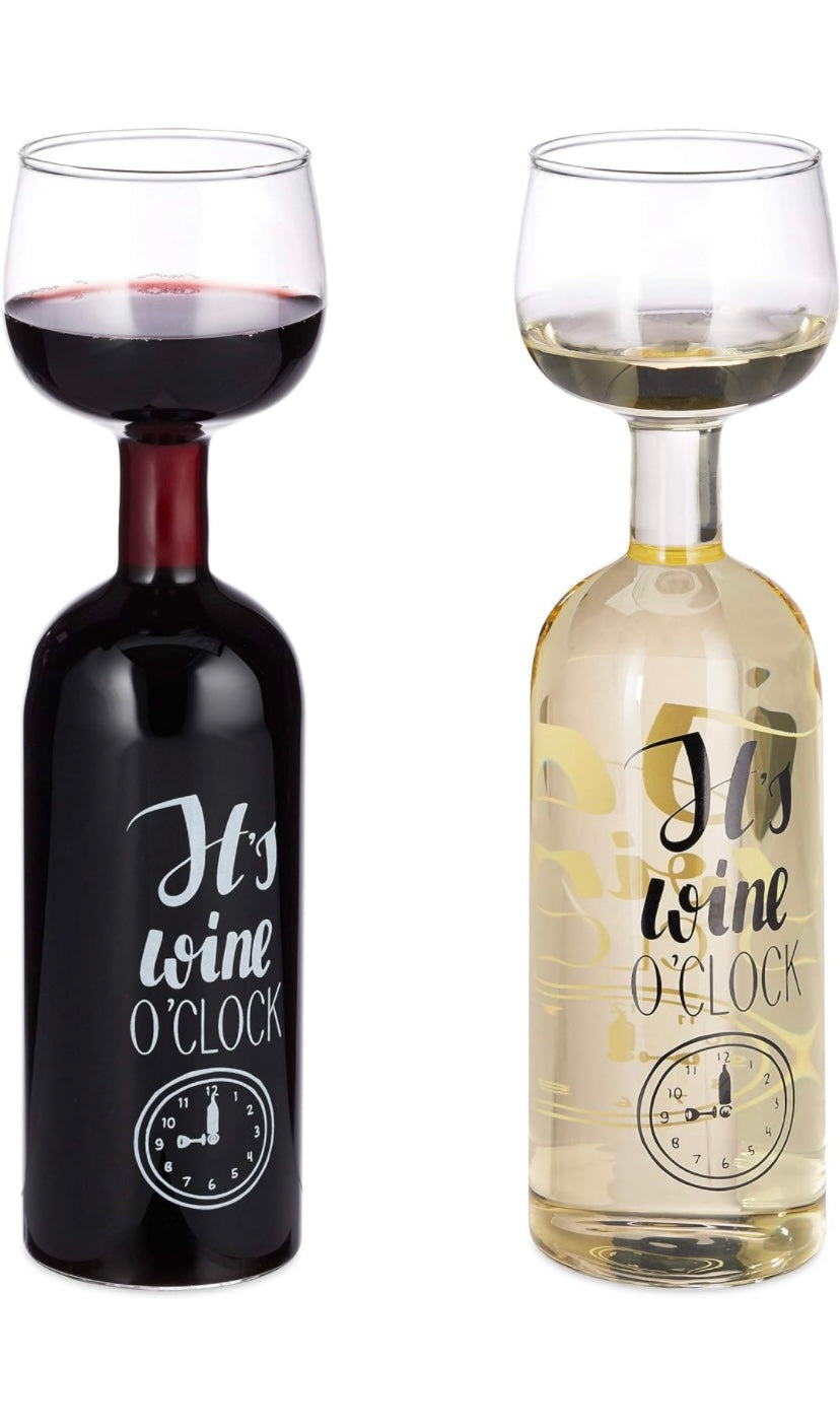 Relaxdays XL Wine Glass Bottle, With Quote, Fun Gift for Wine Lovers, 750 ml, Transparent XL Wine Glass Bottle, With Quote, Fun Gift for Wine Lovers, 750 ml, Transparent - Best Gift