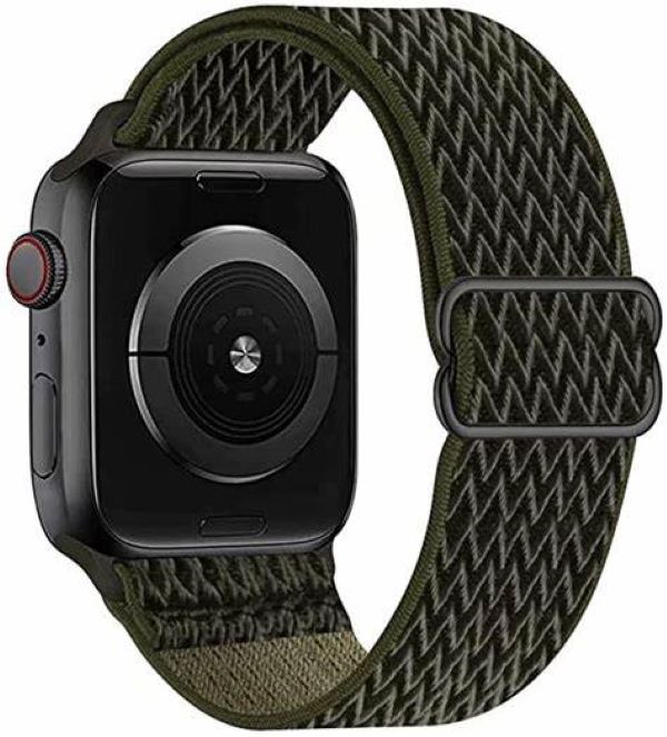 GBPOOT Solo Loop Compatible with Apple Watch Strap 38/40/41/42/44/45mm for Female, Male, Elastic Stretchy Nylon Sport Strap