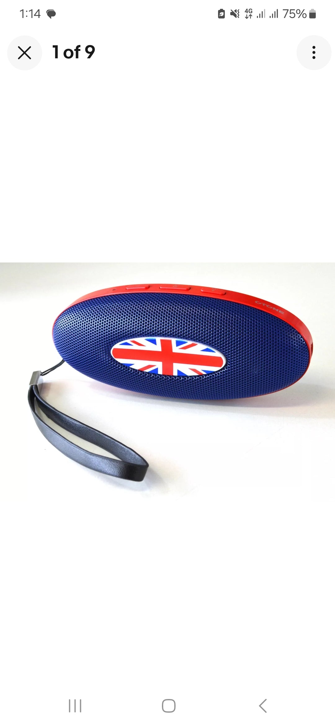 OTONE AUDIO Accento England GB Edition Portable Speaker USB, Wire