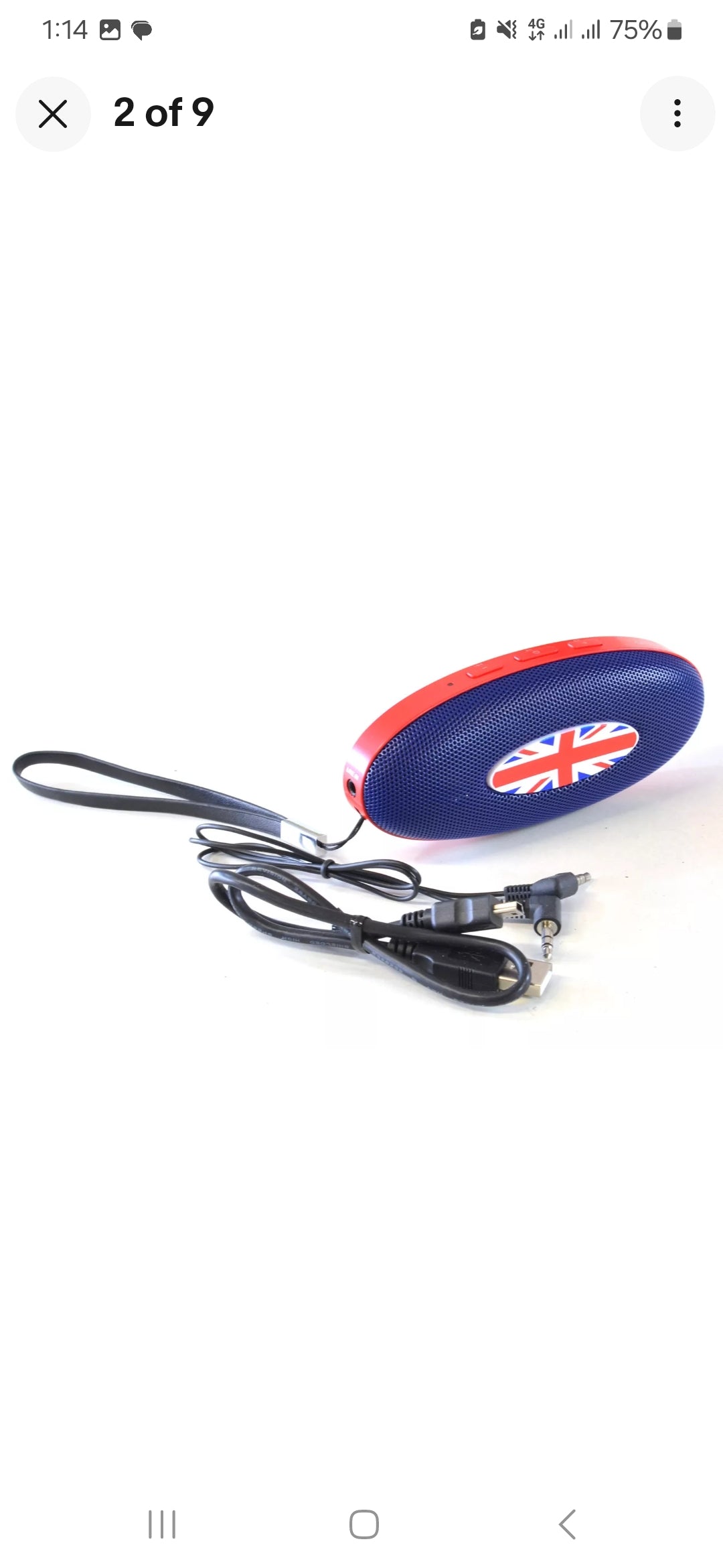 OTONE AUDIO Accento England GB Edition Portable Speaker USB, Wire