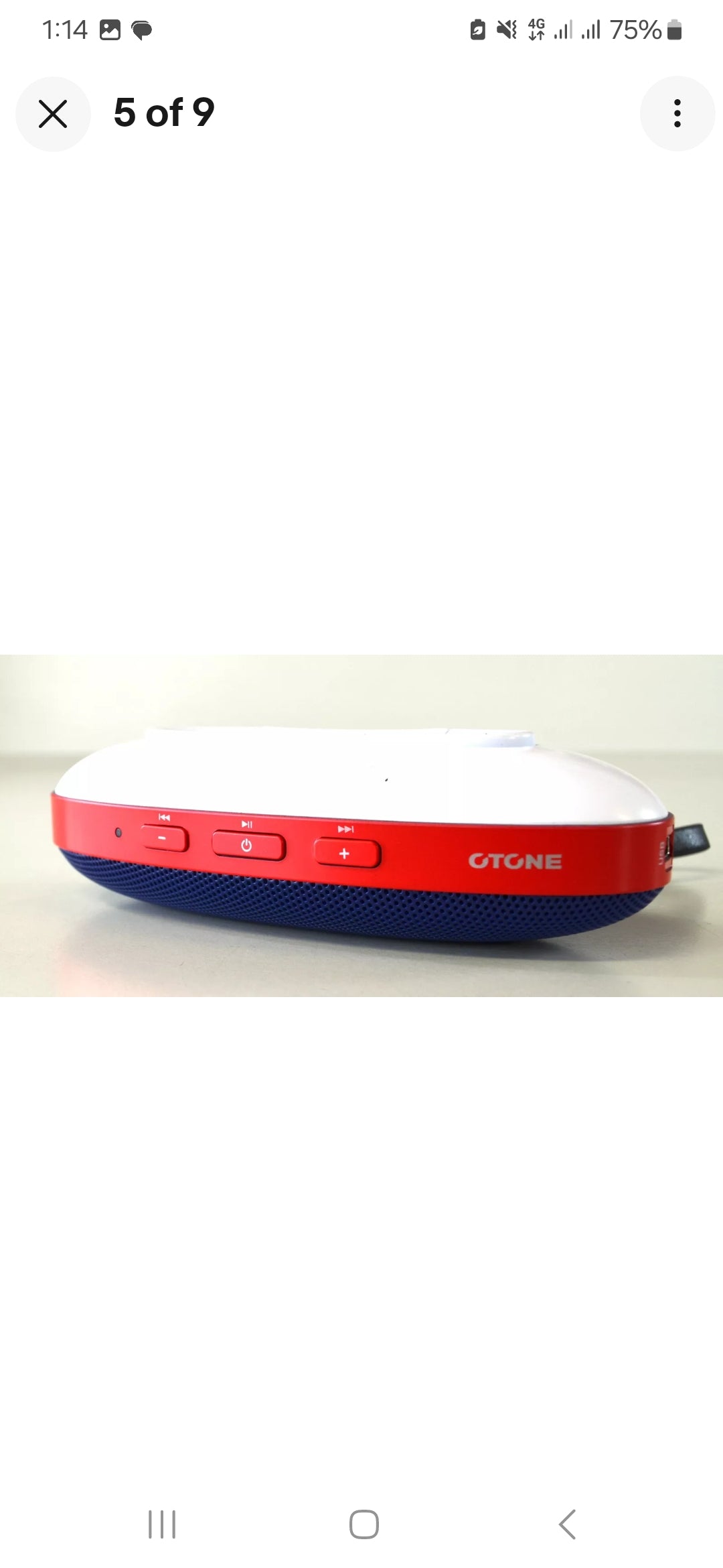 OTONE AUDIO Accento England GB Edition Portable Speaker USB, Wire