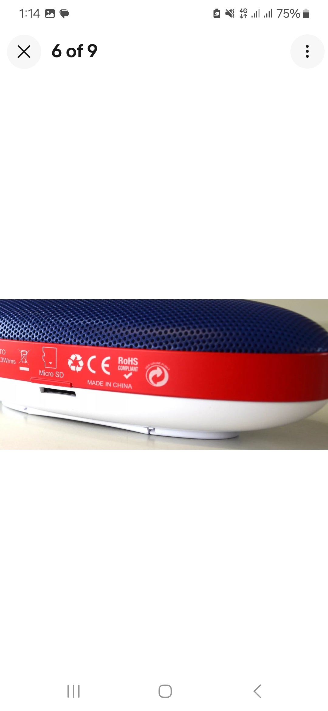 OTONE AUDIO Accento England GB Edition Portable Speaker USB, Wire