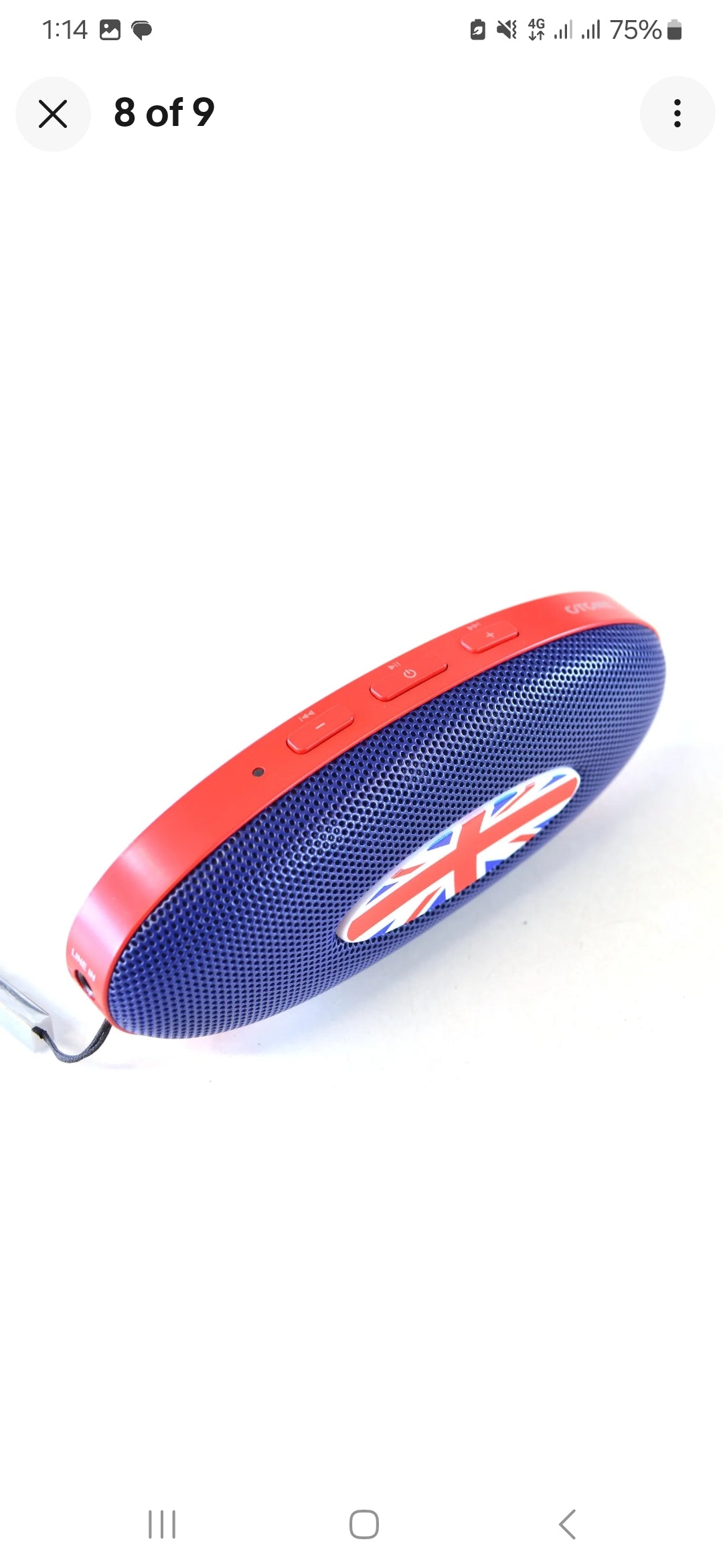 OTONE AUDIO Accento England GB Edition Portable Speaker USB, Wire