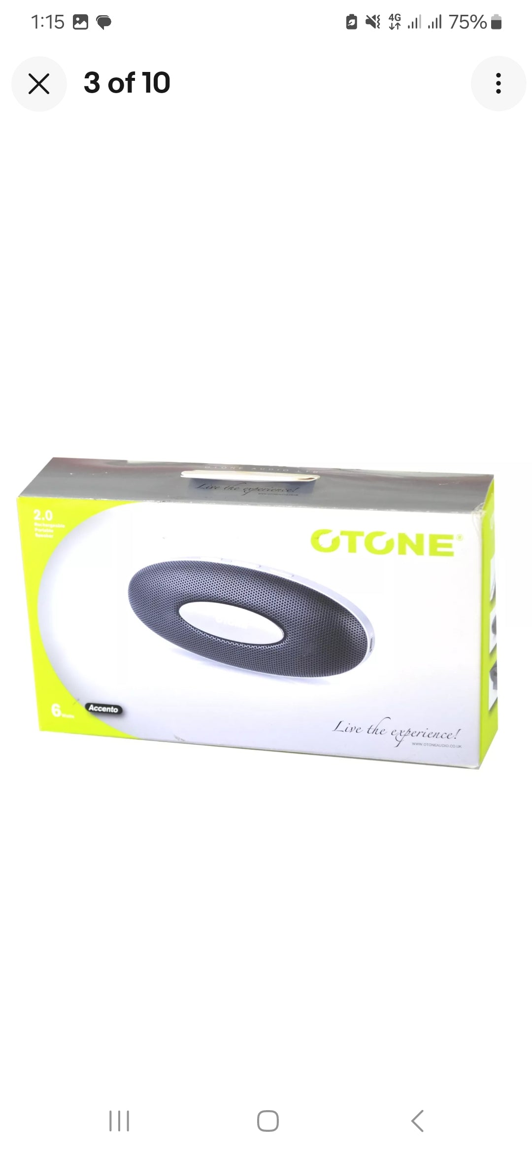 OTONE AUDIO Accento Portable Speaker USB, Wire