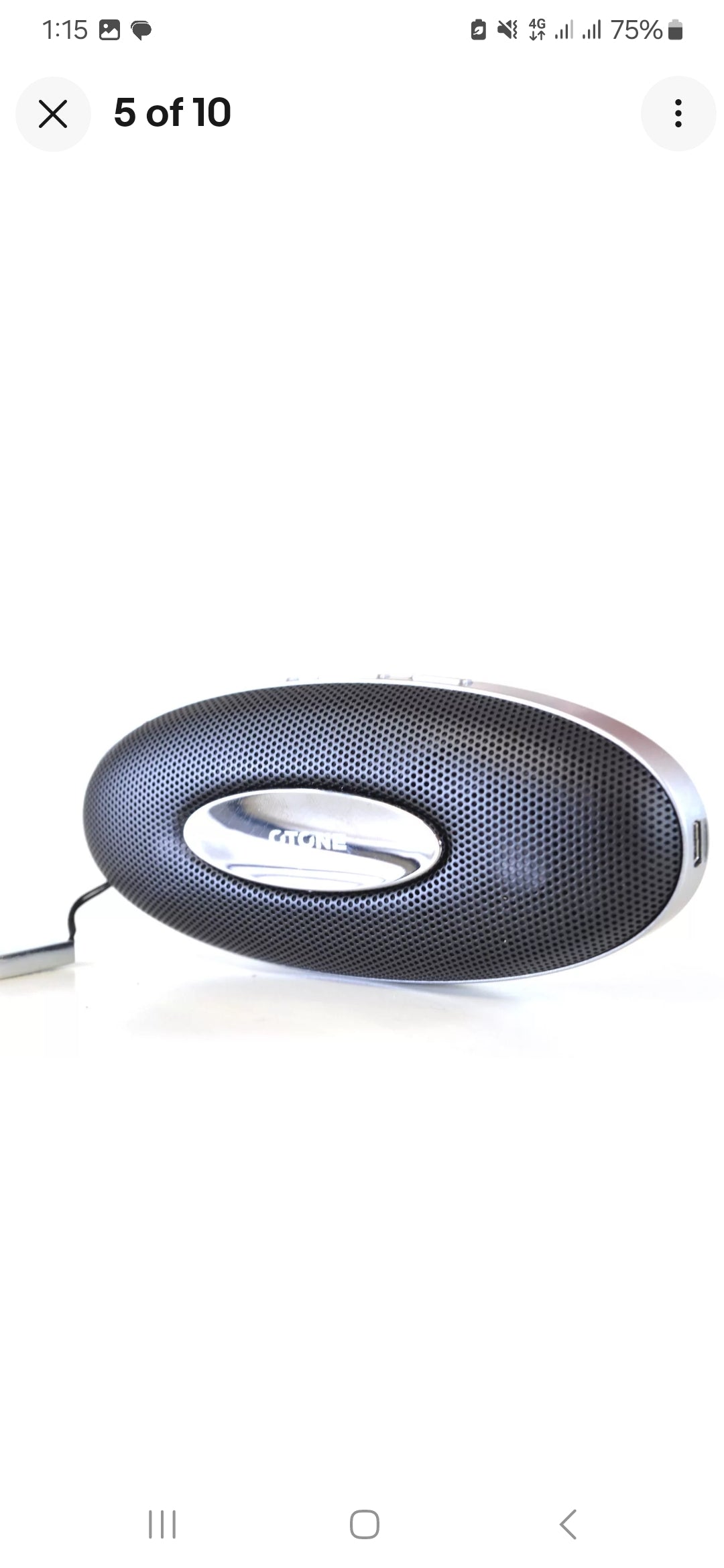 OTONE AUDIO Accento Portable Speaker USB, Wire