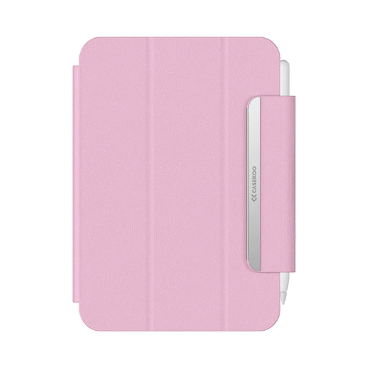 CASEKOO Smart Folio Case with Magnetic Clasp Compatible with iPad Mini 6 (6th Generation 2021) 8.3 inch, Protective Cover Case, Compatible with Apple Pencil, Auto Wake/Sleep, Slim Design (Pink)