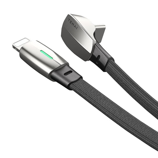 TEMAI Tesla Model 3/Y Wall Connector Style PD Fast Charging Cable (USB-C to Lighting) - 2022 New Version