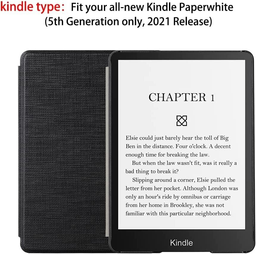 For  Kindle Paperwhite 11th 2021 6.8'' Thin Case Cover With Hand Strap