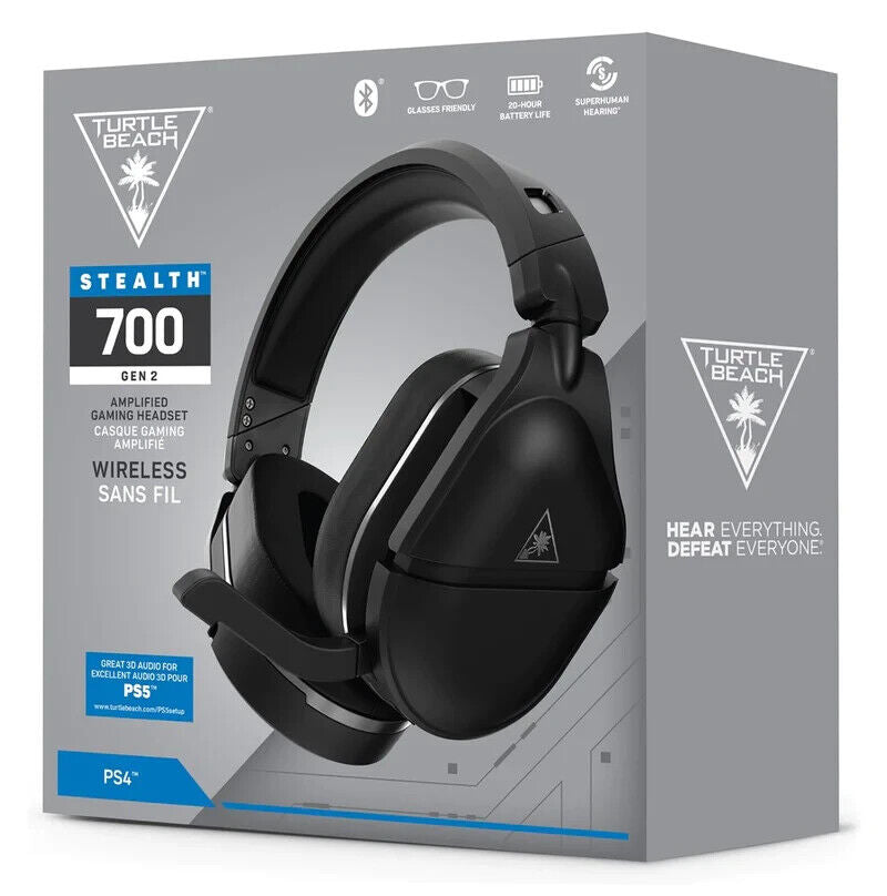 Turtle Beach Stealth 700 Gen 2 Wireless Gaming Headset for PS4 and PS5 (Black)