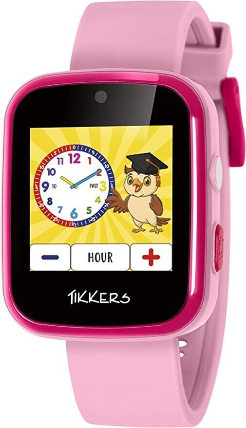 Tikkers Interactive Watch Pink Silicone Strap Interactive Smart Watch ATK1084PNK