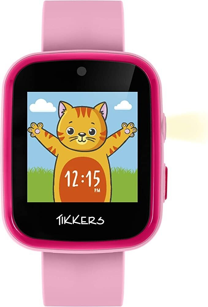 Tikkers Interactive Watch Pink Silicone Strap Interactive Smart Watch ATK1084PNK