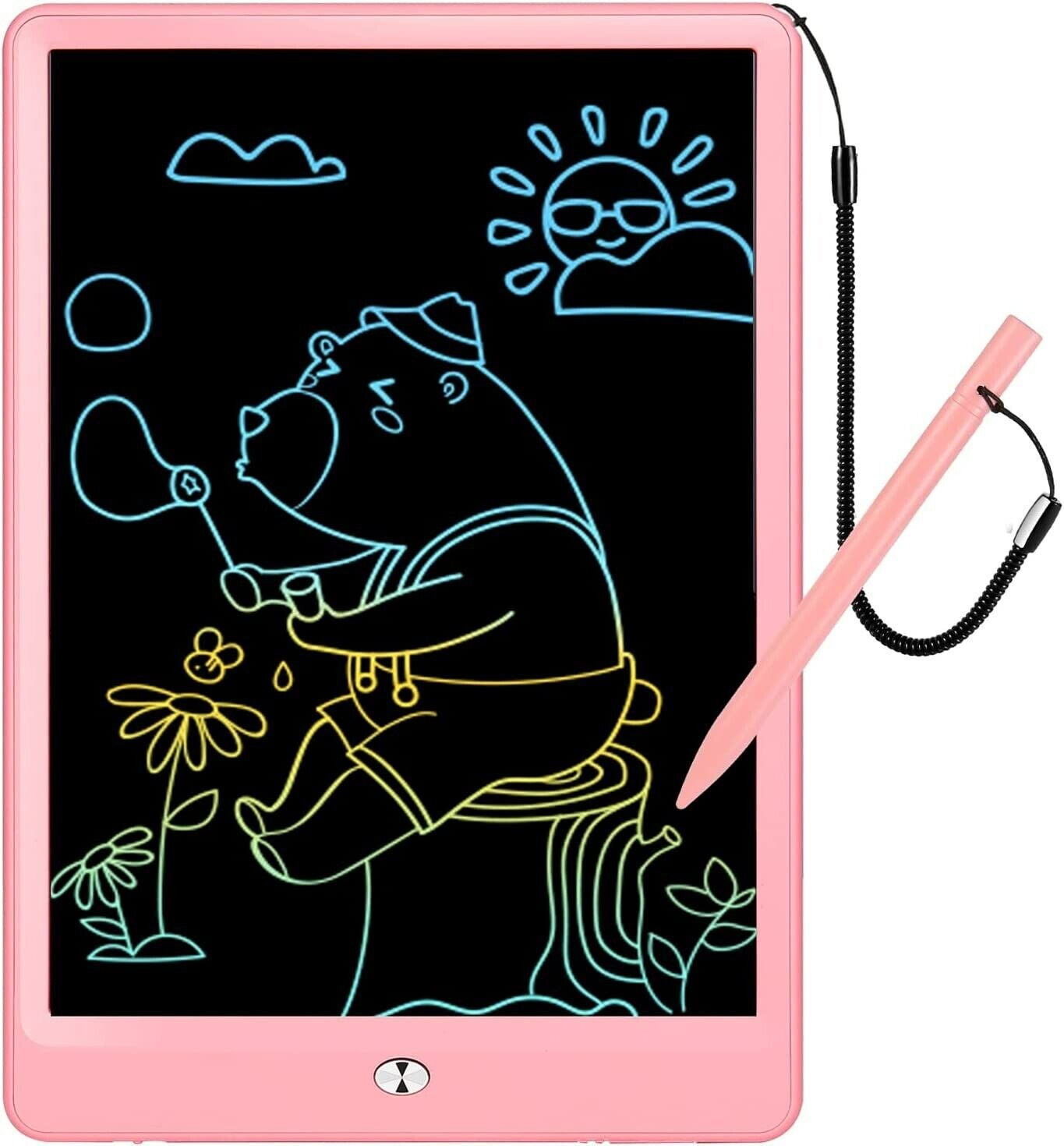 LCD Writing Tablet, 9 Inch Cartoon Handwriting Pad, Electronic