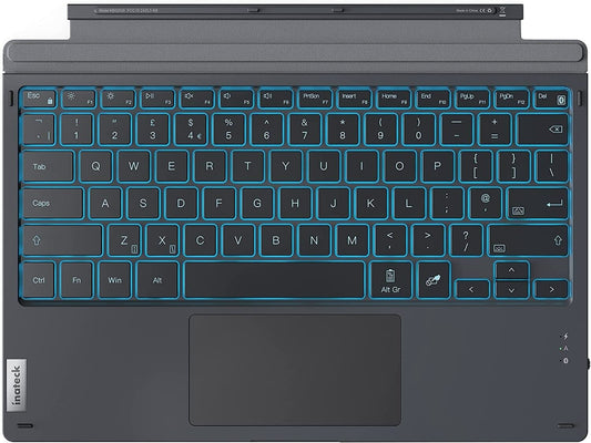 Inateck Surface Pro 7 Keyboard, 7 Colour Backlight, Compatible with Surface Pro 7/7+/6/5/4, KB02026