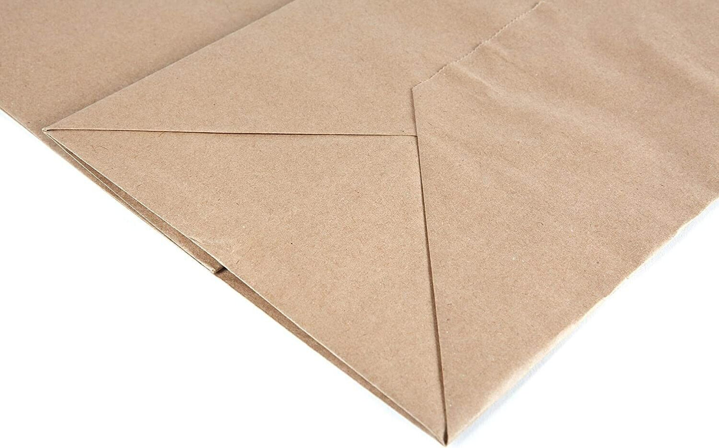 Kraft Flat Handle Sustainable Carrier Bag, Environmentally Friendly Brown Paper, 36 x 15 x 30 cm, 70 gr, 375 pcs Package