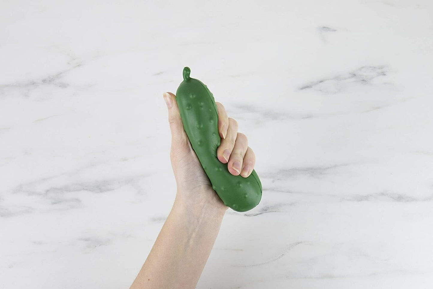 Stress Pickle Squeeze it and twist to ease the rage of everyday life and keep you cool as a cucumber. Don't Get Yourself in a Pickle