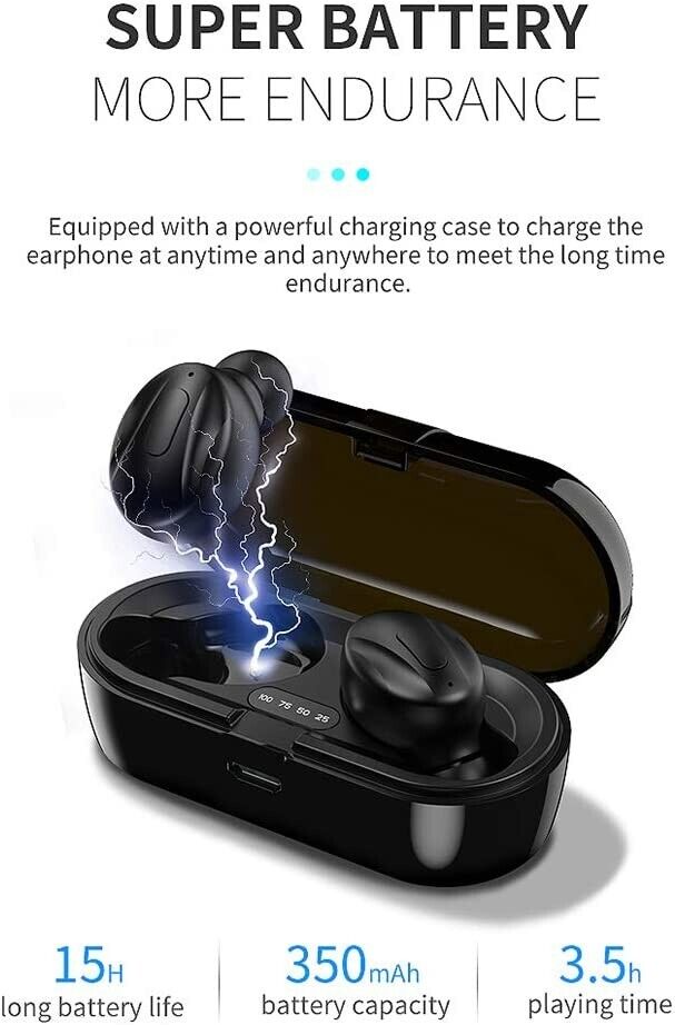 Gazechimp XG-13 Ture Wireless Hifi Stereo Bluetooth 5.0 Earphone w/Charging Box with Mic