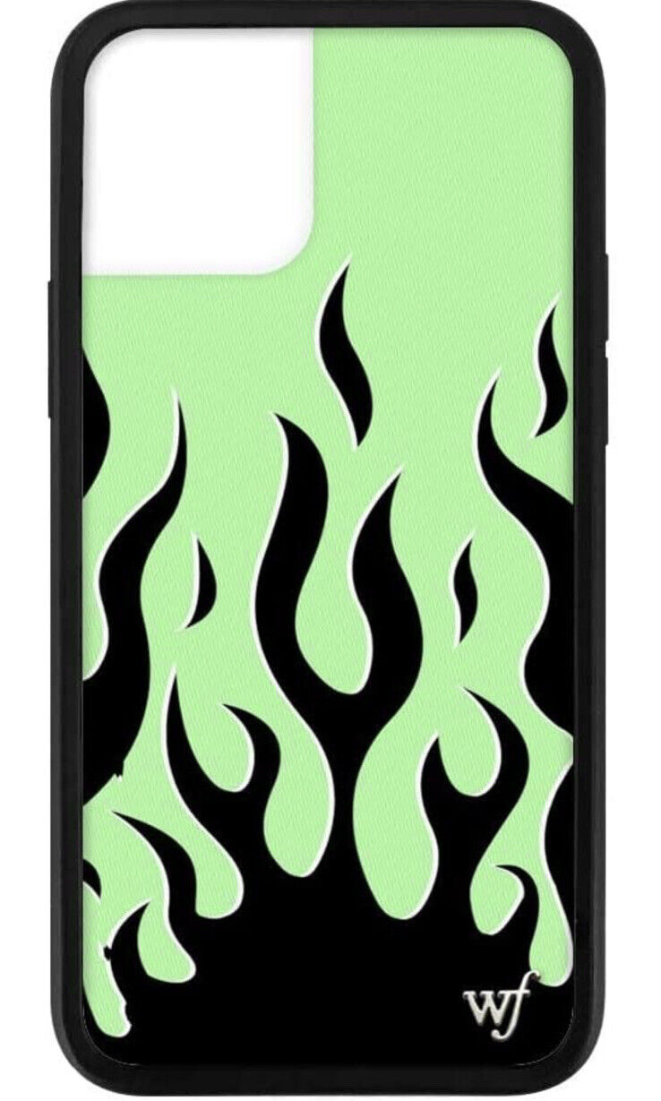 Wildflower Limited Edition Cases Compatible with iPhone 12 and 12 Pro (Neon Flames)