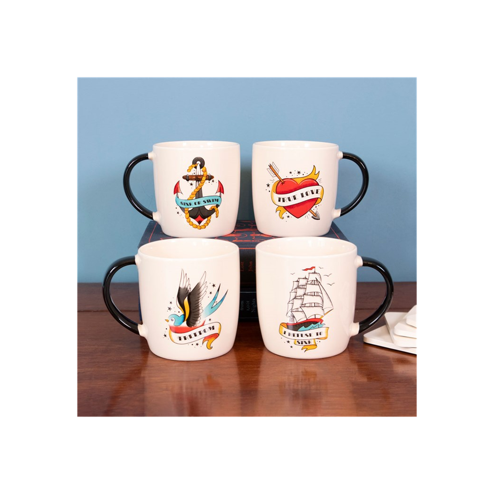 I Refuse To Sink Tattoo Ship Mug