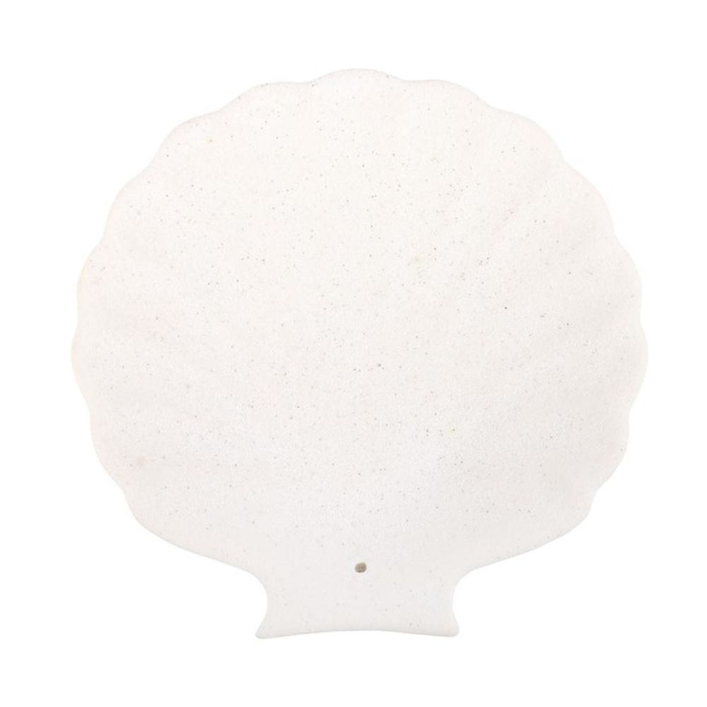 Off White Scallop Shell Incense Stick Holder