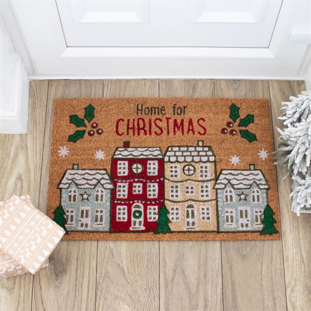 Home For Christmas Doormat